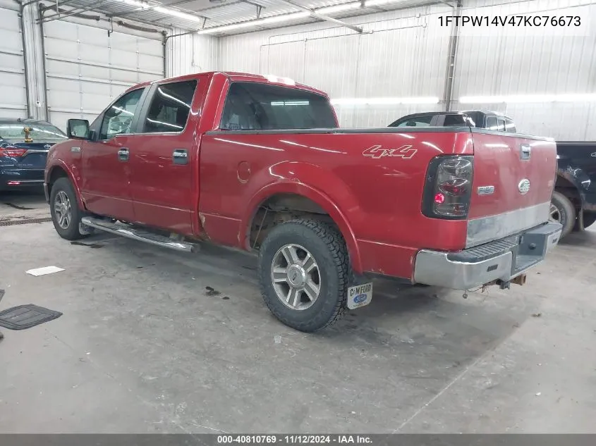 1FTPW14V47KC76673 2007 Ford F-150 Fx4/Lariat/Xlt