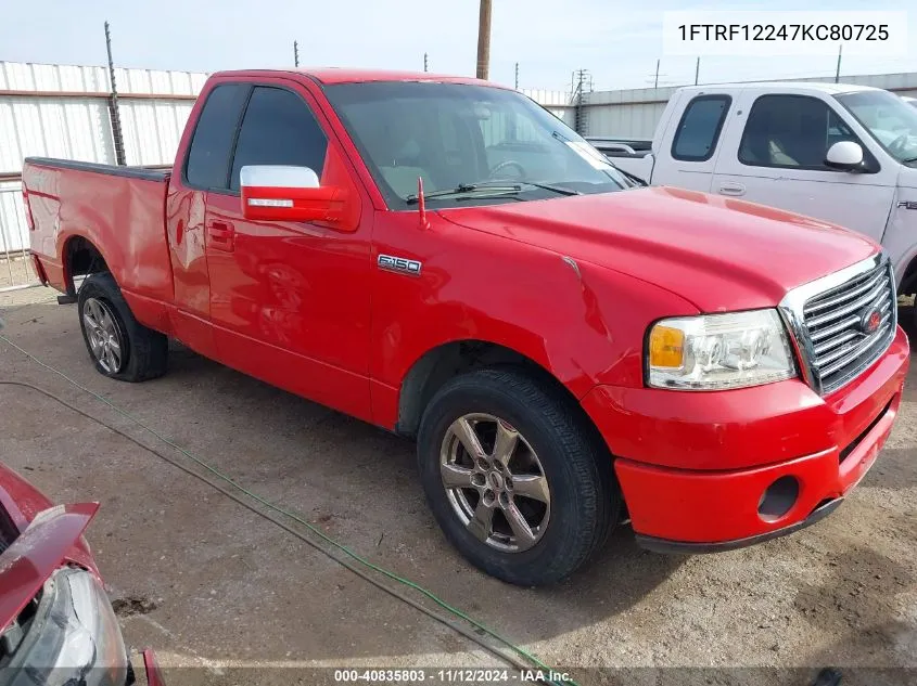 1FTRF12247KC80725 2007 Ford F-150 Stx/Xl/Xlt