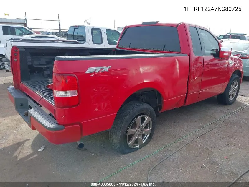 1FTRF12247KC80725 2007 Ford F-150 Stx/Xl/Xlt