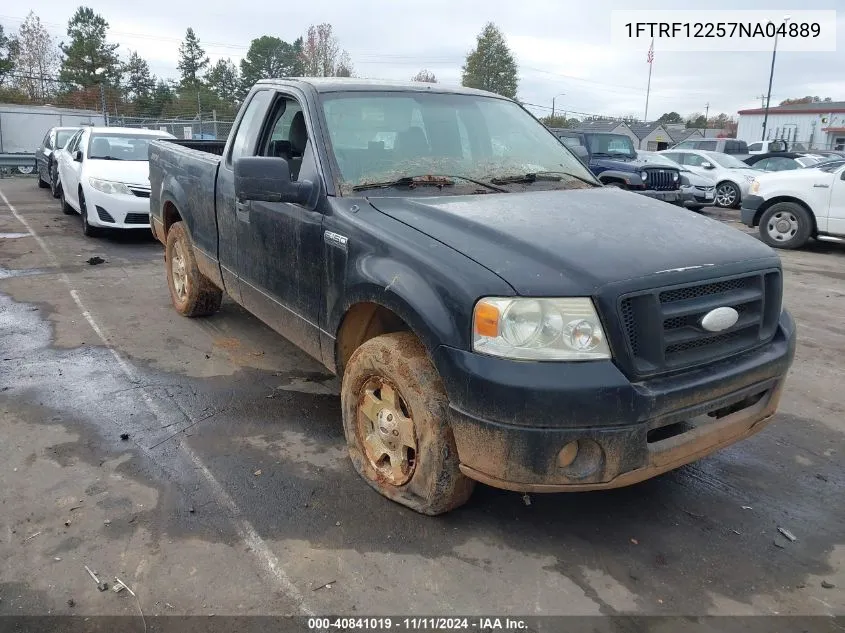 2007 Ford F-150 Stx/Xl/Xlt VIN: 1FTRF12257NA04889 Lot: 40841019