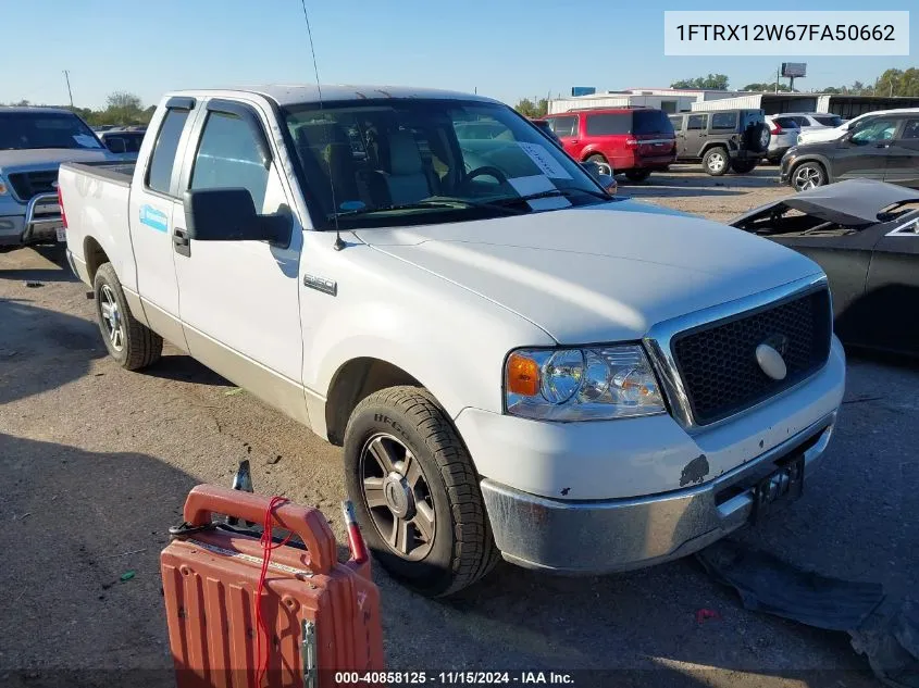 2007 Ford F150 VIN: 1FTRX12W67FA50662 Lot: 40858125