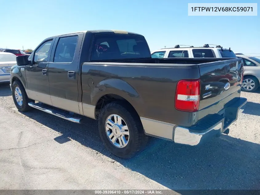 2008 Ford F-150 60Th Anniversary/Fx2/King Ranch/Lariat/Xlt VIN: 1FTPW12V68KC59071 Lot: 39396410