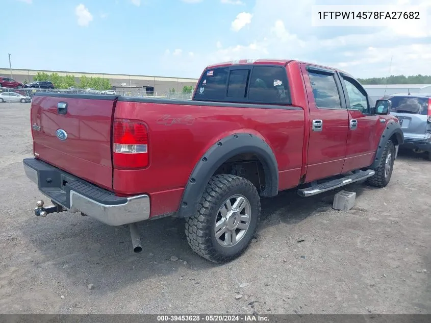 1FTPW14578FA27682 2008 Ford F-150 Xlt