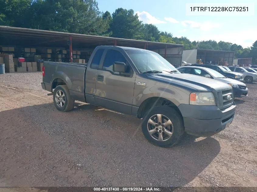 1FTRF12228KC75251 2008 Ford F-150 Stx/Xl/Xlt