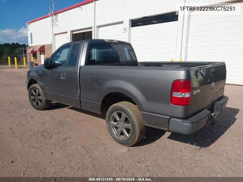 1FTRF12228KC75251 2008 Ford F-150 Stx/Xl/Xlt