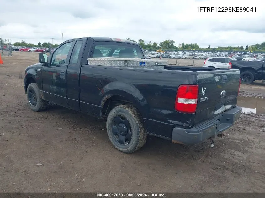 2008 Ford F-150 Stx/Xl/Xlt VIN: 1FTRF12298KE89041 Lot: 40217078