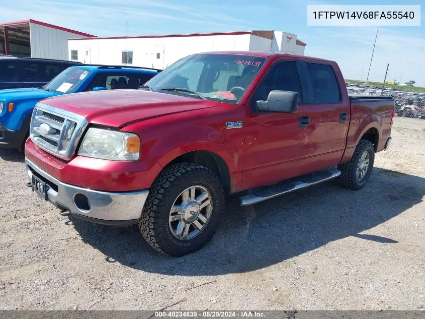 1FTPW14V68FA55540 2008 Ford F-150 Xlt