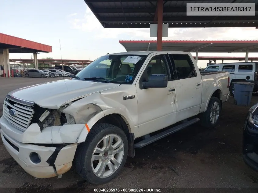 1FTRW14538FA38347 2008 Ford F-150 Harley-Davidson/Limited