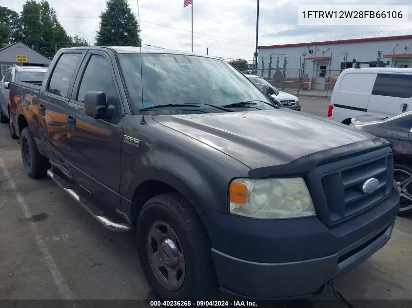 2008 Ford F-150 60Th Anniversary/Fx2/Xl/Xlt VIN: 1FTRW12W28FB66106 Lot: 40236268