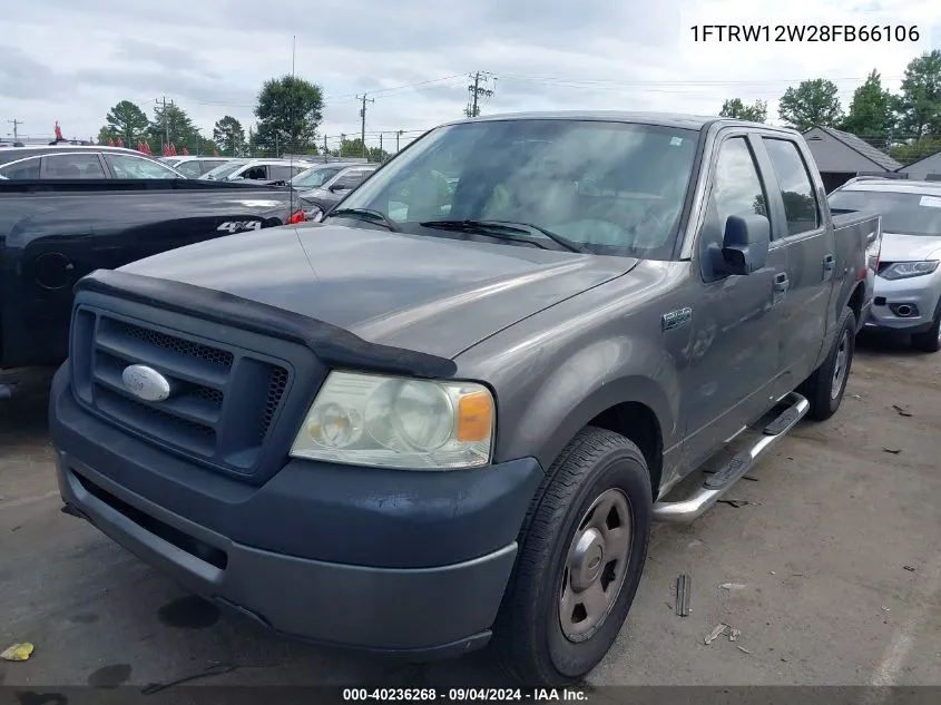 2008 Ford F-150 60Th Anniversary/Fx2/Xl/Xlt VIN: 1FTRW12W28FB66106 Lot: 40236268