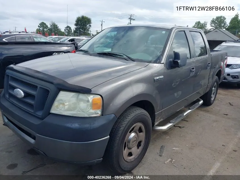 2008 Ford F-150 60Th Anniversary/Fx2/Xl/Xlt VIN: 1FTRW12W28FB66106 Lot: 40236268