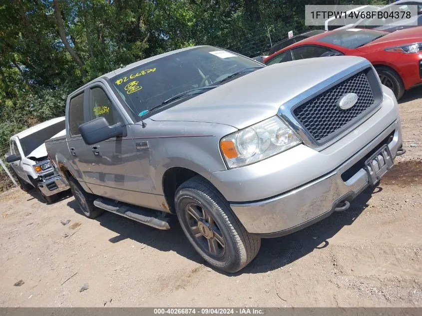 2008 Ford F-150 60Th Anniversary/Fx4/King Ranch/Lariat/Xlt VIN: 1FTPW14V68FB04378 Lot: 40266874