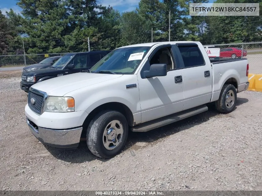 2008 Ford F-150 60Th Anniversary/Fx2/Xl/Xlt VIN: 1FTRW12W18KC84557 Lot: 40273334