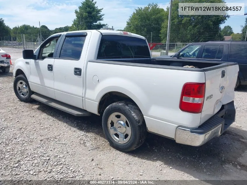 2008 Ford F-150 60Th Anniversary/Fx2/Xl/Xlt VIN: 1FTRW12W18KC84557 Lot: 40273334