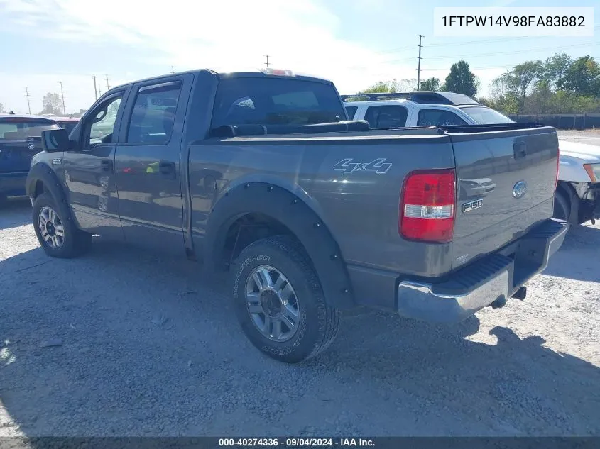 2008 Ford F-150 60Th Anniversary/Fx4/King Ranch/Lariat/Xlt VIN: 1FTPW14V98FA83882 Lot: 40274336