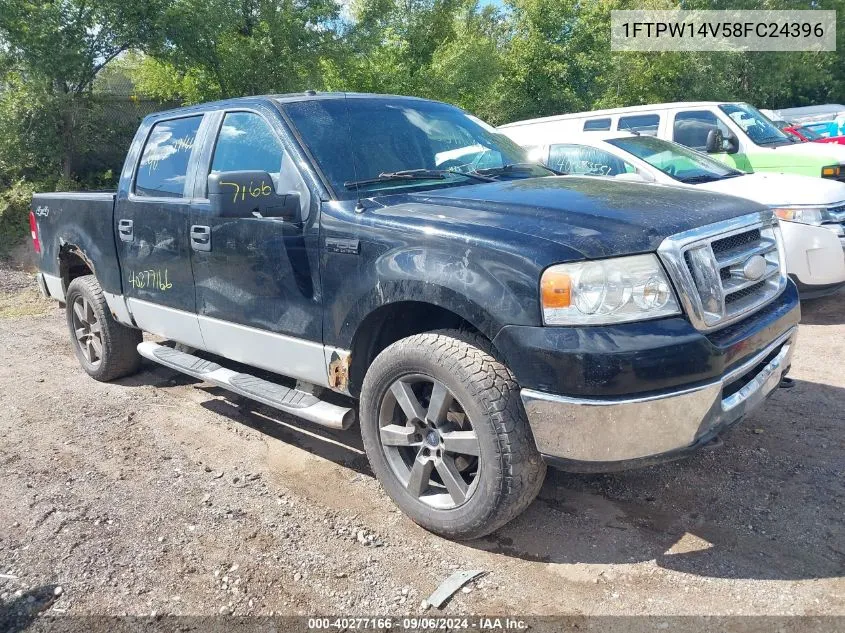 2008 Ford F-150 60Th Anniversary/Fx4/King Ranch/Lariat/Xlt VIN: 1FTPW14V58FC24396 Lot: 40277166