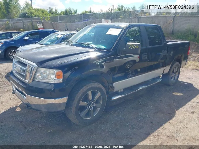 2008 Ford F-150 60Th Anniversary/Fx4/King Ranch/Lariat/Xlt VIN: 1FTPW14V58FC24396 Lot: 40277166