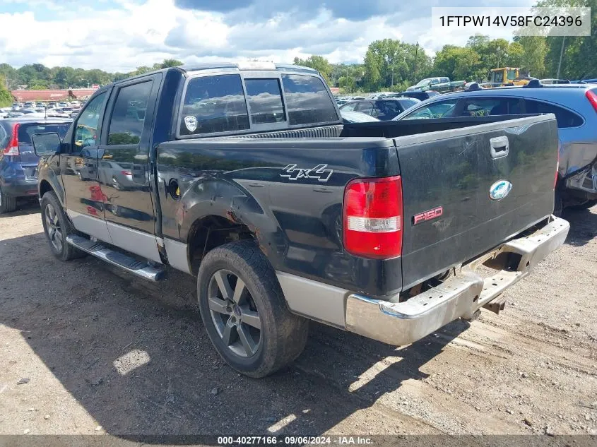 2008 Ford F-150 60Th Anniversary/Fx4/King Ranch/Lariat/Xlt VIN: 1FTPW14V58FC24396 Lot: 40277166