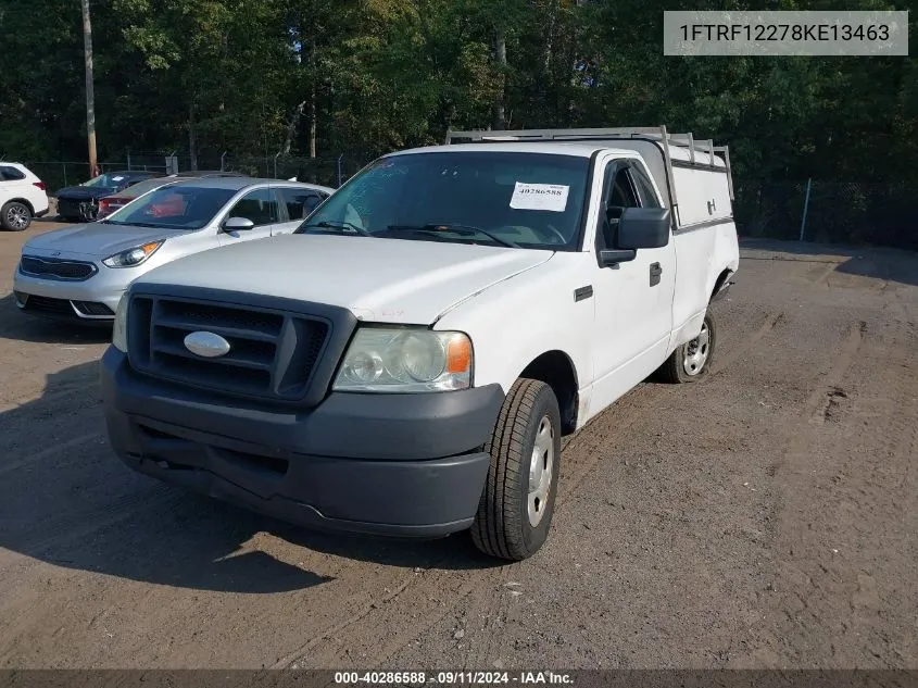 2008 Ford F150 VIN: 1FTRF12278KE13463 Lot: 40286588