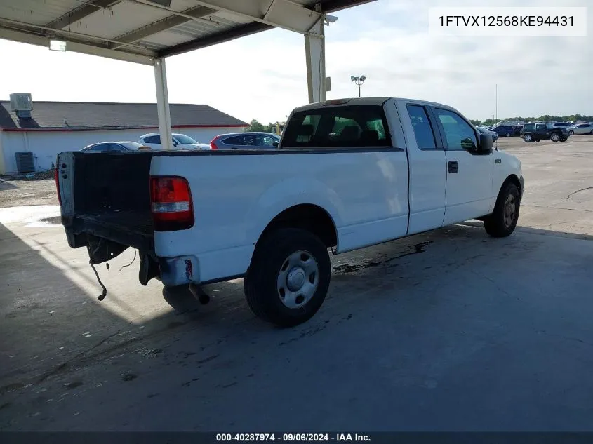 2008 Ford F150 VIN: 1FTVX12568KE94431 Lot: 40287974