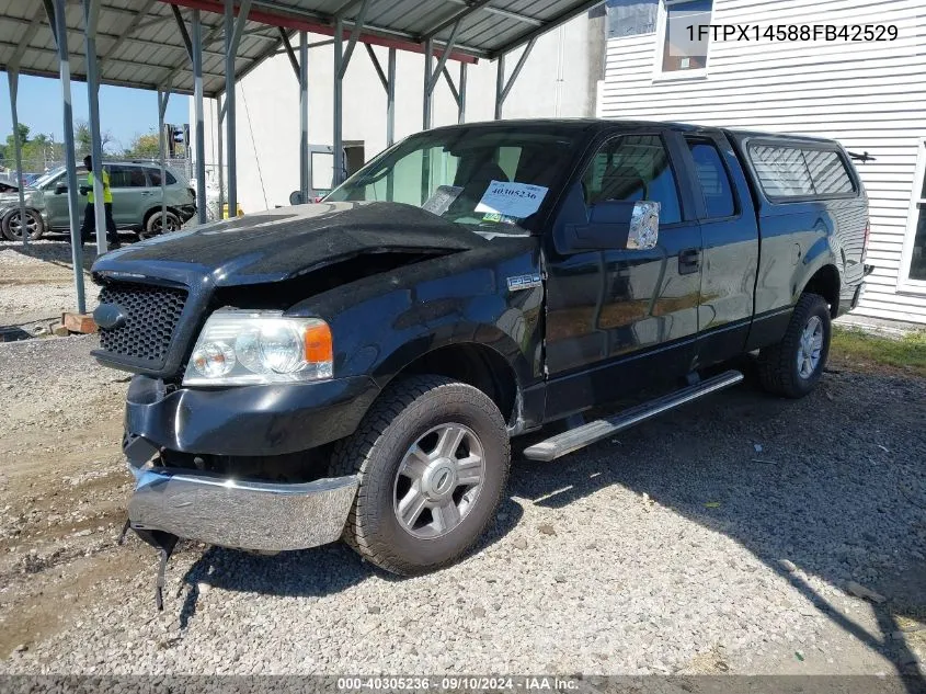 2008 Ford F-150 Fx4/Lariat/Xl/Xlt VIN: 1FTPX14588FB42529 Lot: 40305236