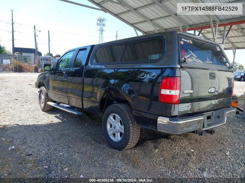 2008 Ford F-150 Fx4/Lariat/Xl/Xlt VIN: 1FTPX14588FB42529 Lot: 40305236