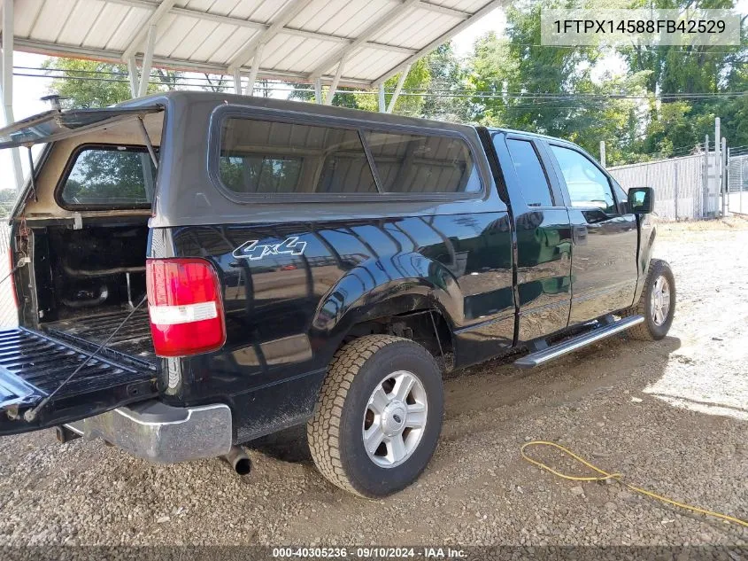 2008 Ford F-150 Fx4/Lariat/Xl/Xlt VIN: 1FTPX14588FB42529 Lot: 40305236