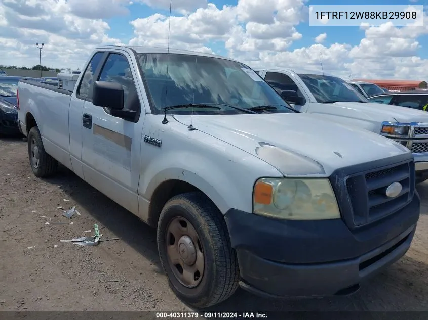 2008 Ford F150 VIN: 1FTRF12W88KB29908 Lot: 40311379