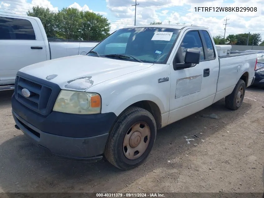 2008 Ford F150 VIN: 1FTRF12W88KB29908 Lot: 40311379