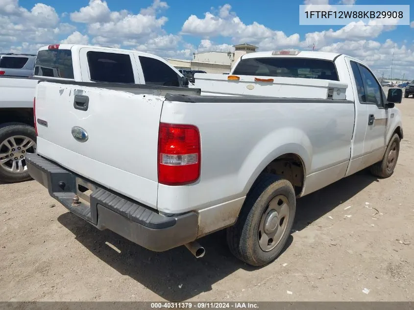 2008 Ford F150 VIN: 1FTRF12W88KB29908 Lot: 40311379