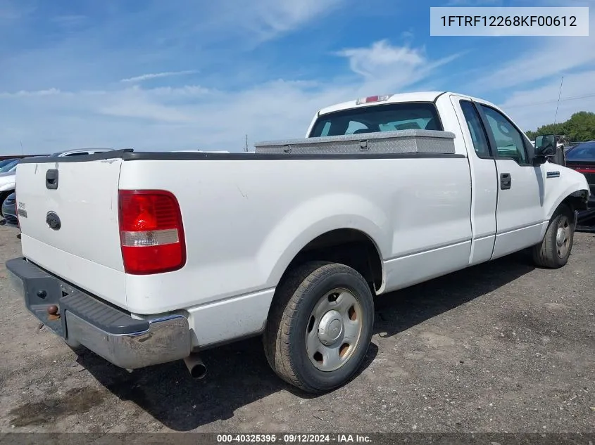 1FTRF12268KF00612 2008 Ford F-150 Stx/Xl/Xlt