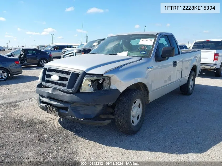 2008 Ford F-150 VIN: 1FTRF12228KE15394 Lot: 40342232