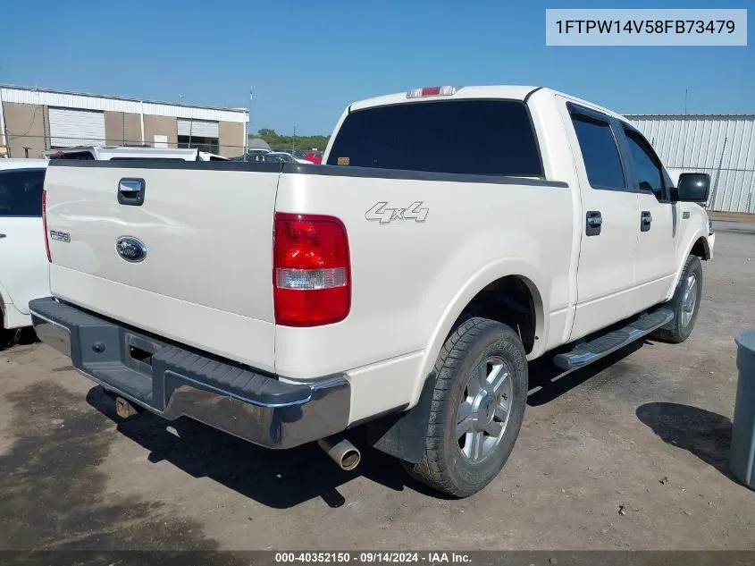 2008 Ford F-150 60Th Anniversary/Fx4/King Ranch/Lariat/Xlt VIN: 1FTPW14V58FB73479 Lot: 40352150