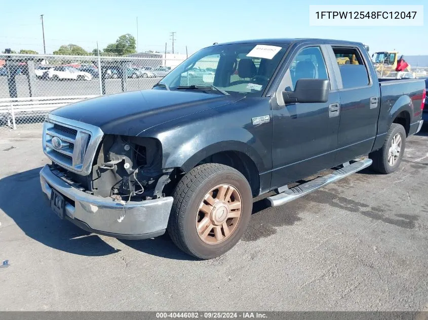 2008 Ford F-150 60Th Anniversary/Fx2/King Ranch/Lariat/Limited/Xlt VIN: 1FTPW12548FC12047 Lot: 40446082