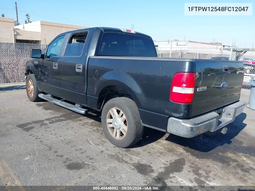 2008 Ford F-150 60Th Anniversary/Fx2/King Ranch/Lariat/Limited/Xlt VIN: 1FTPW12548FC12047 Lot: 40446082