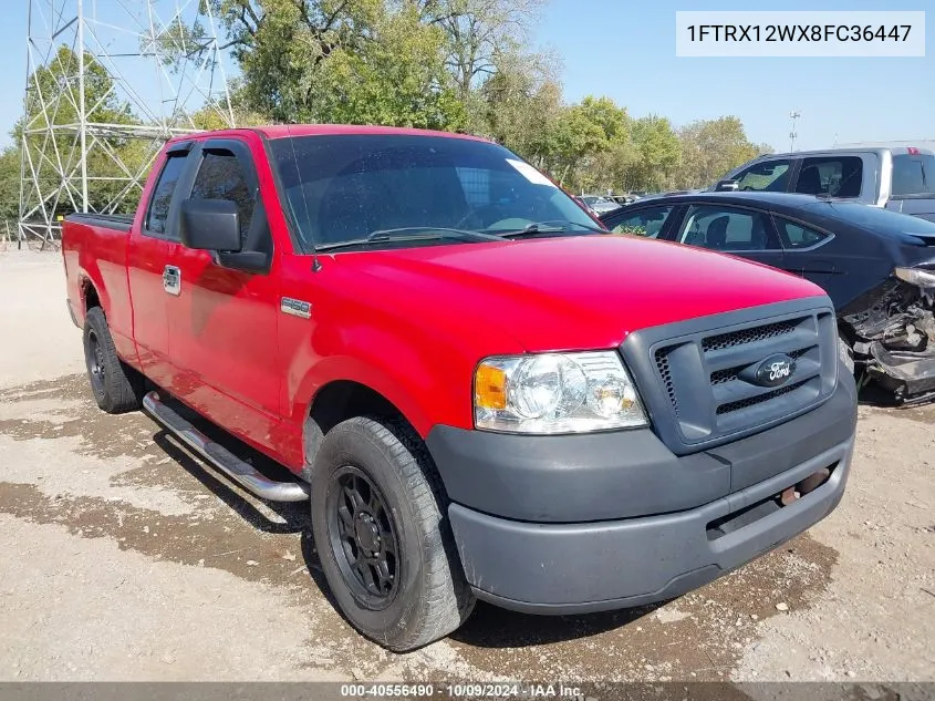 2008 Ford F-150 Fx2/Stx/Xl/Xlt VIN: 1FTRX12WX8FC36447 Lot: 40556490