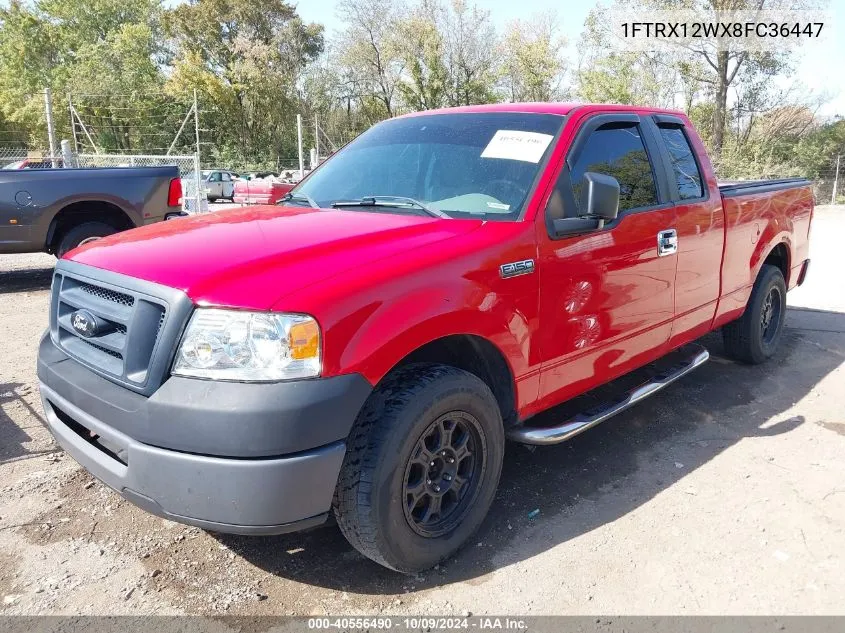 2008 Ford F-150 Fx2/Stx/Xl/Xlt VIN: 1FTRX12WX8FC36447 Lot: 40556490