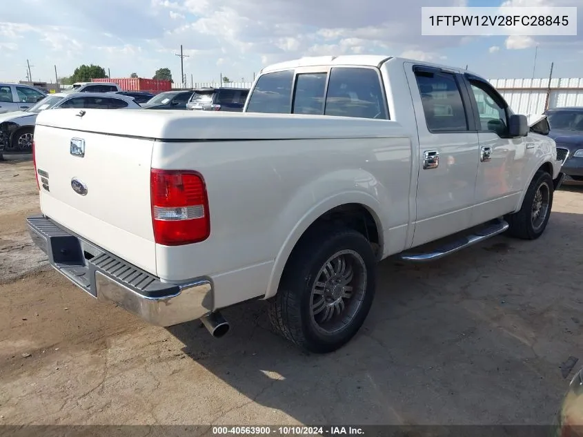 2008 Ford F-150 60Th Anniversary/Fx2/King Ranch/Lariat/Xlt VIN: 1FTPW12V28FC28845 Lot: 40563900