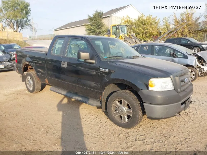 2008 Ford F150 VIN: 1FTPX14V18FB59737 Lot: 40573481