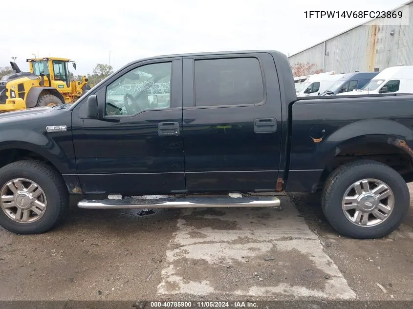 2008 Ford F-150 Xlt VIN: 1FTPW14V68FC23869 Lot: 40785900