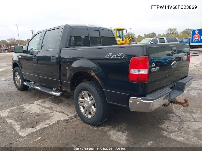 2008 Ford F-150 Xlt VIN: 1FTPW14V68FC23869 Lot: 40785900