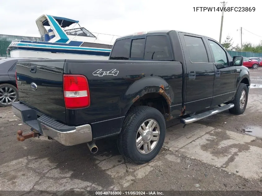 2008 Ford F-150 Xlt VIN: 1FTPW14V68FC23869 Lot: 40785900