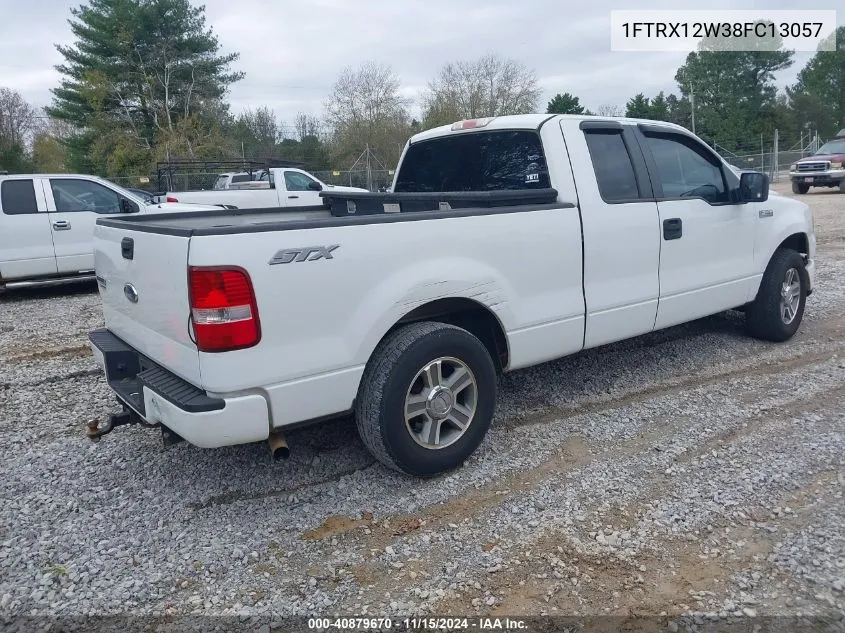 2008 Ford F-150 Fx2/Stx/Xl/Xlt VIN: 1FTRX12W38FC13057 Lot: 40879670