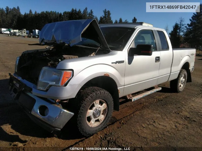 2009 Ford F-150 VIN: 1FTRX14869FB42047 Lot: 12079219