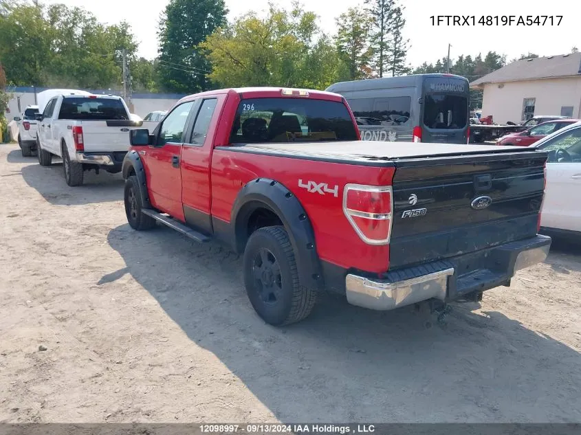 1FTRX14819FA54717 2009 Ford F-150