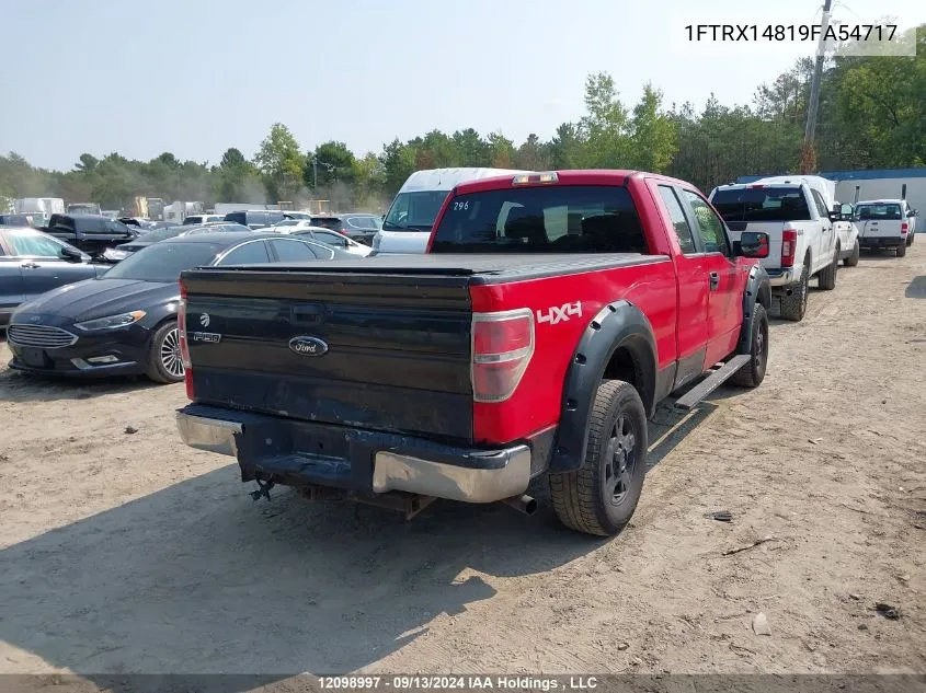 1FTRX14819FA54717 2009 Ford F-150