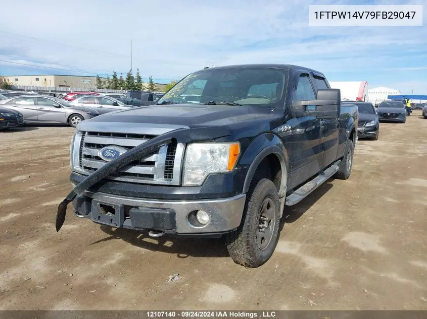 2009 Ford F150 Supercrew VIN: 1FTPW14V79FB29047 Lot: 12107140