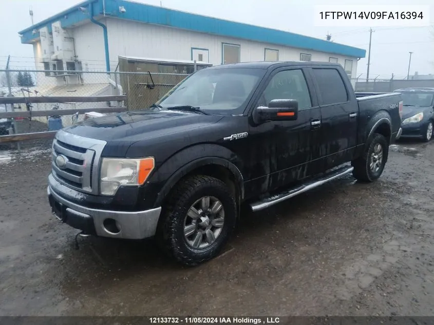 1FTPW14V09FA16394 2009 Ford F150 Supercrew