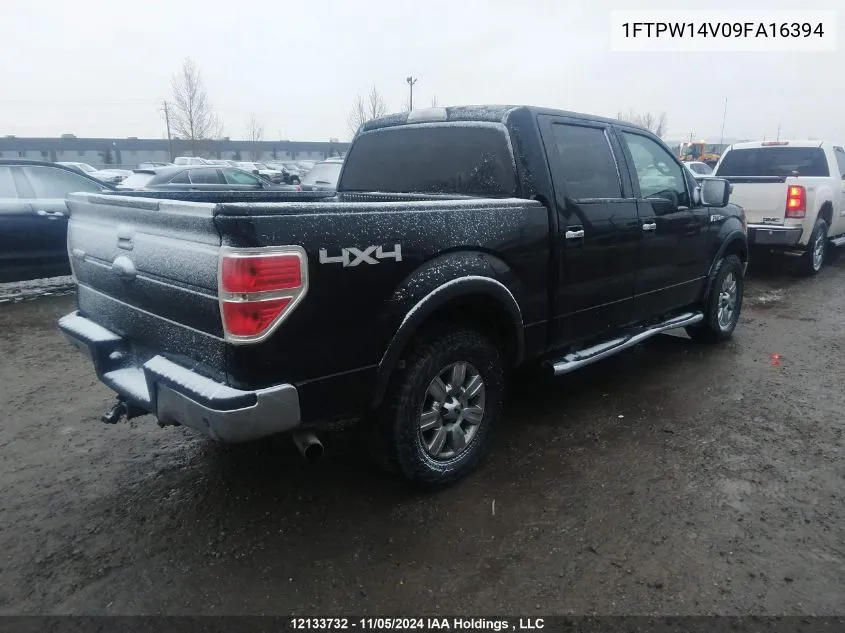 1FTPW14V09FA16394 2009 Ford F150 Supercrew