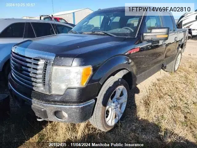 2009 Ford F150 Supercrew VIN: 1FTPW14V69FA02810 Lot: 20182435